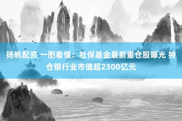 扬帆配资 一图看懂：社保基金最新重仓股曝光 持仓银行业市值超2300亿元