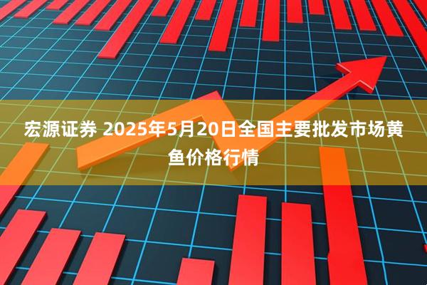 宏源证券 2025年5月20日全国主要批发市场黄鱼价格行情